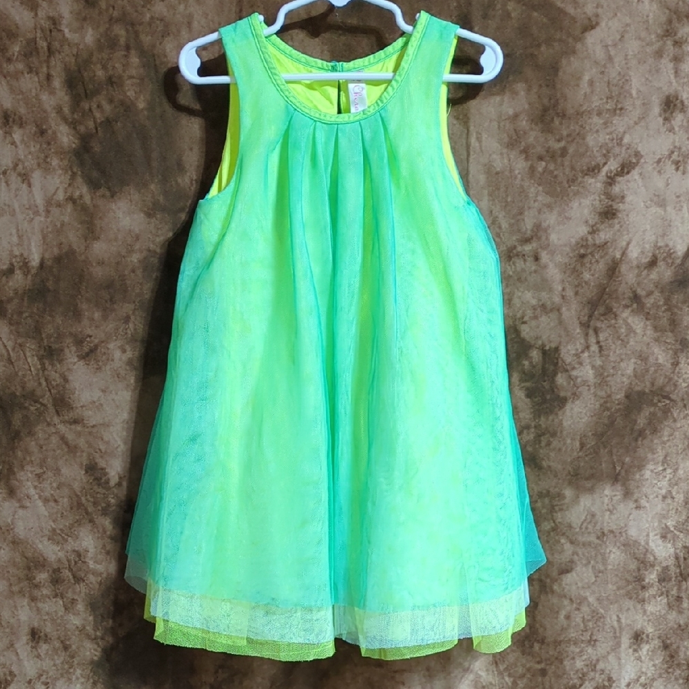 Cherokee Lime Green Sleeveless Top inv 421